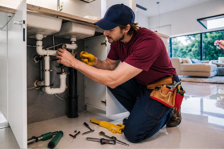Professional plumbing service and repair for leaks, clogged drains, and emergency fixes